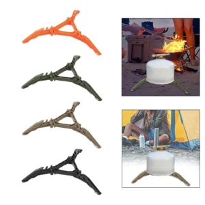 Camping Fuel Can Stabilizer & Tripod Holder - Outdoor Picnic Gas Cylinder Stand